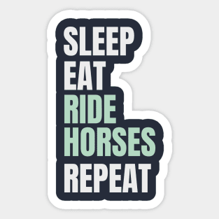 Ride Horse Sticker